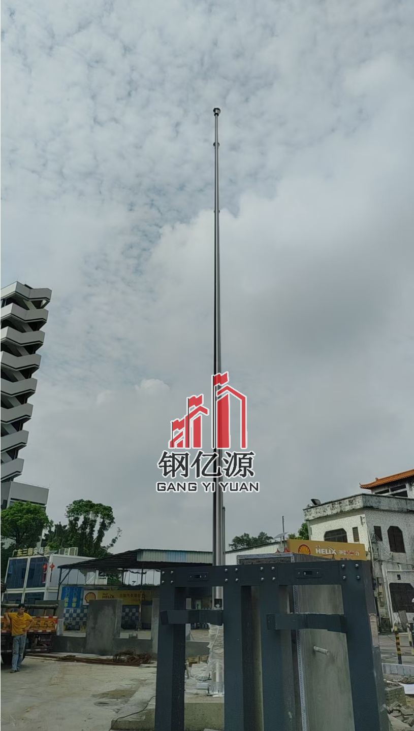 钢亿源旗杆案例