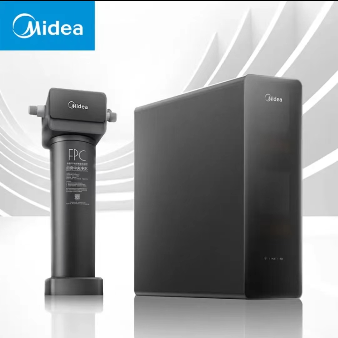 美的全廚中央家用凈水器 3年長效RO濾芯600G大通量MRO805-1500