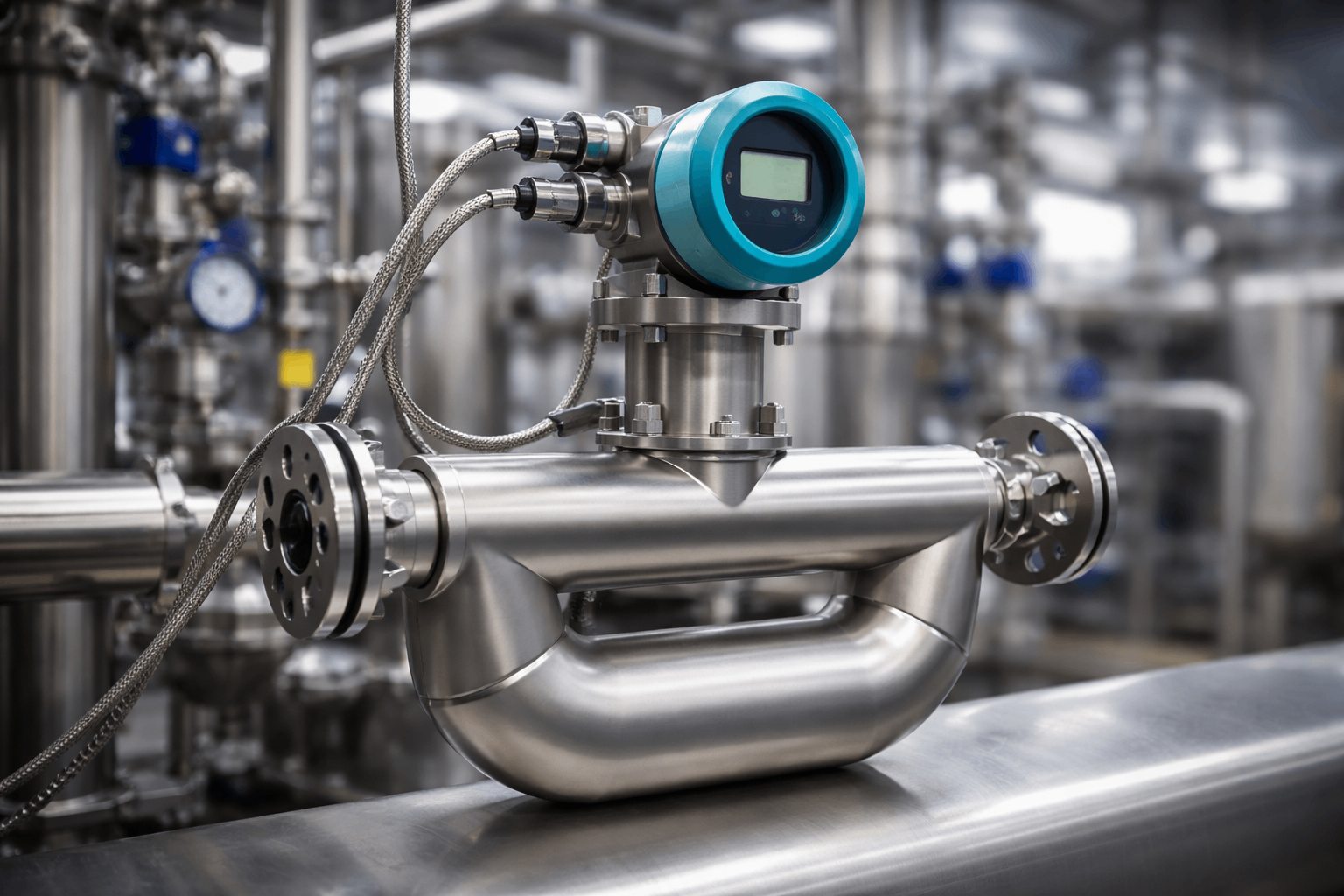 Coriolis mass flow meters
