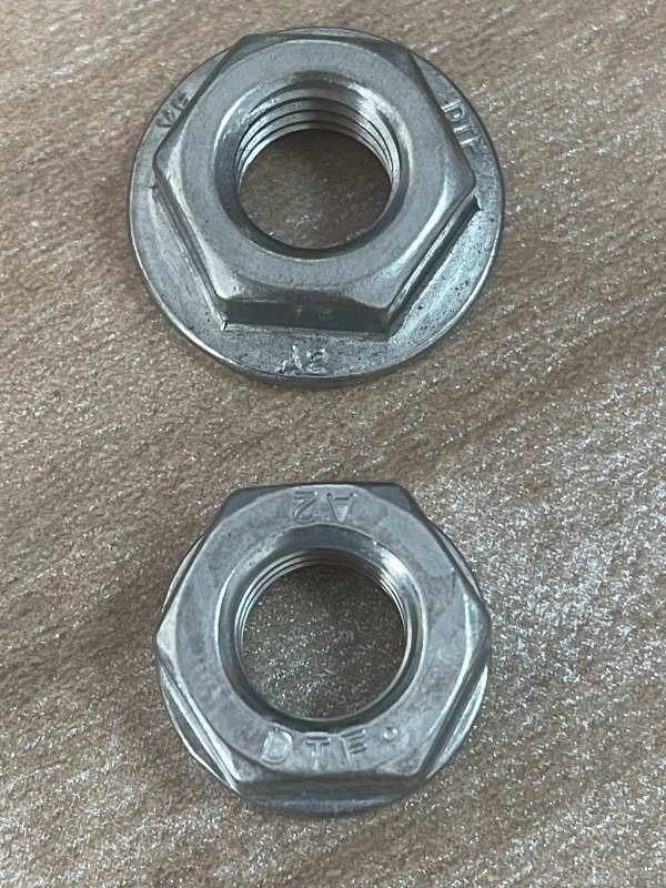 光伏支架特制M8防松螺母