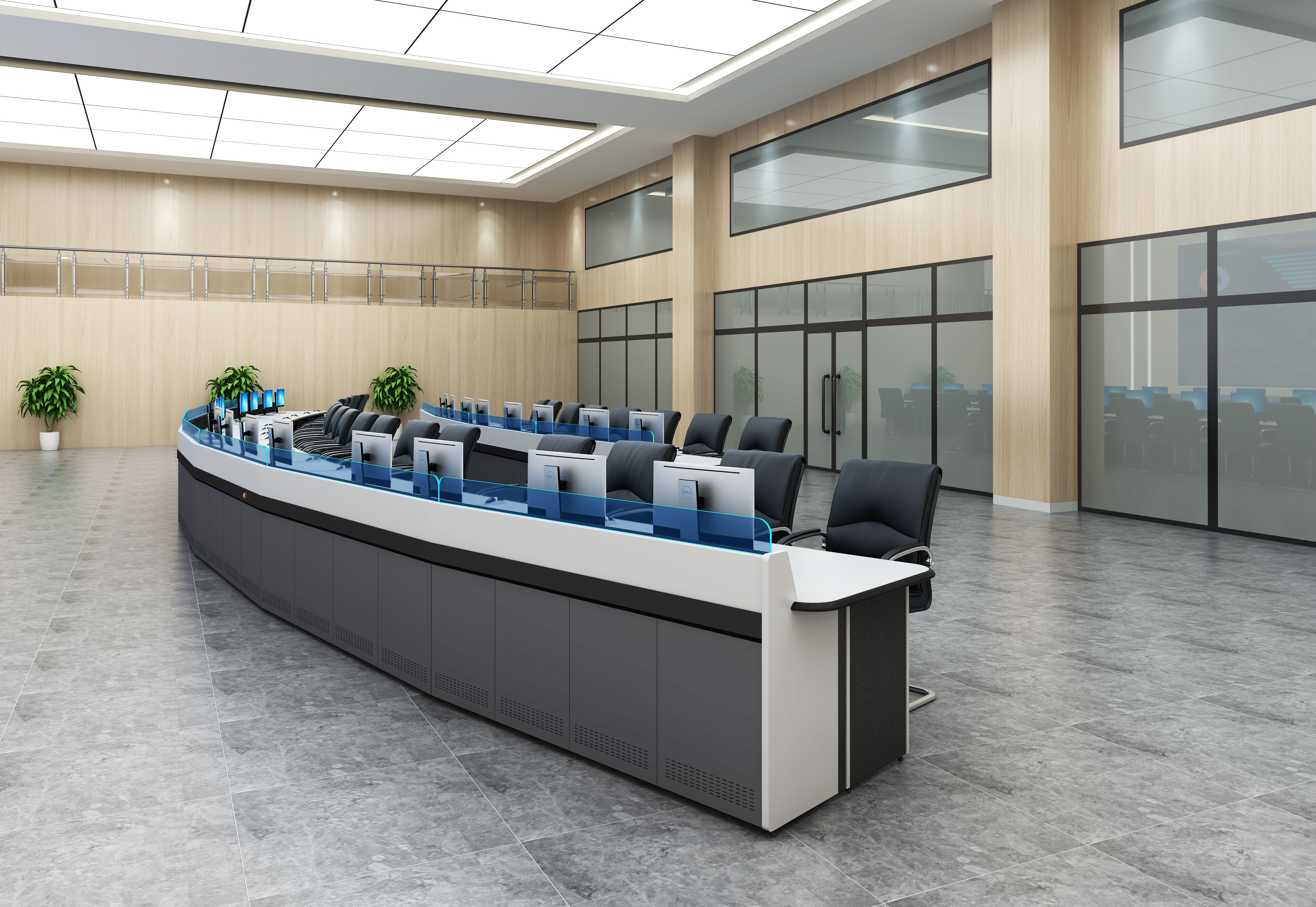 操作臺安裝現(xiàn)場圖