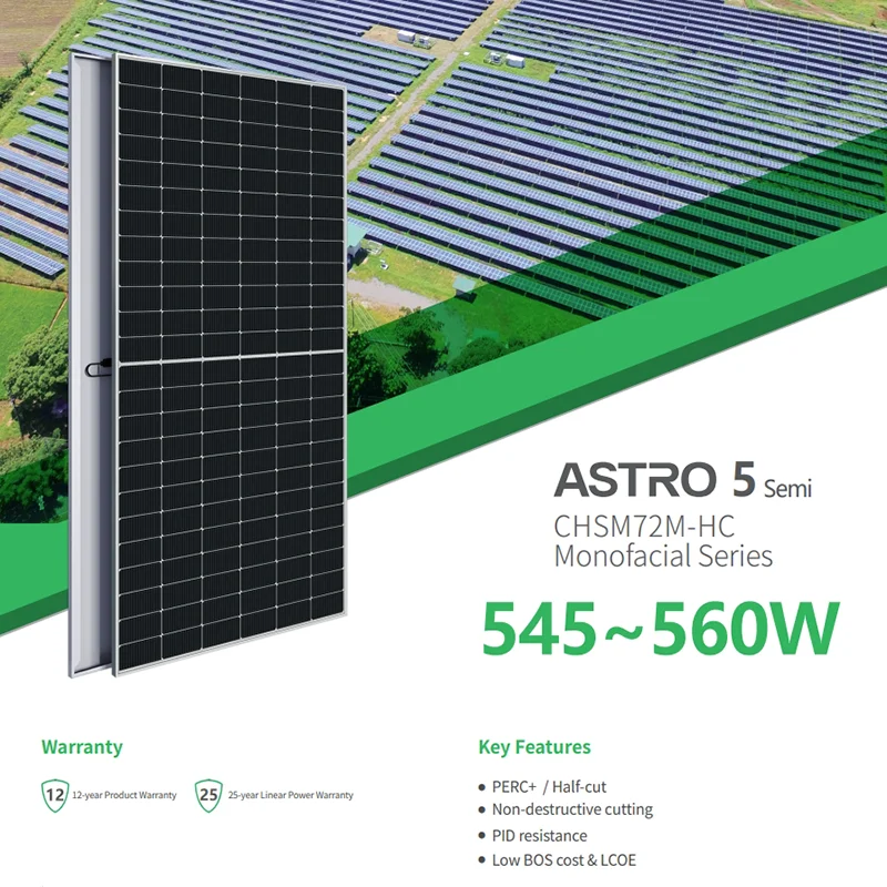 Astronergy 5 Semi Solar Panels 545-560W Company-Factory