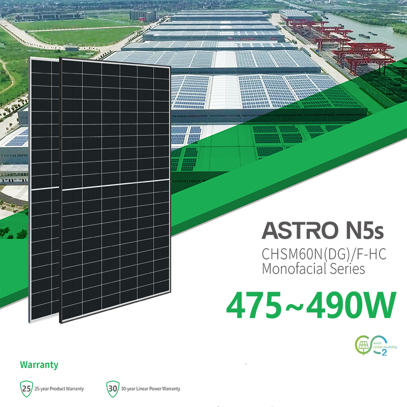 Astronergy N5S 475-490W Monofacial Solar Panel Manufacturer