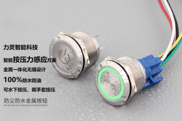 100%防護(hù)金屬按鍵