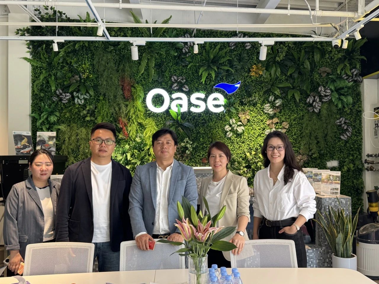 歐亞瑟集團領導蒞臨上海濱沃展廳參觀交流