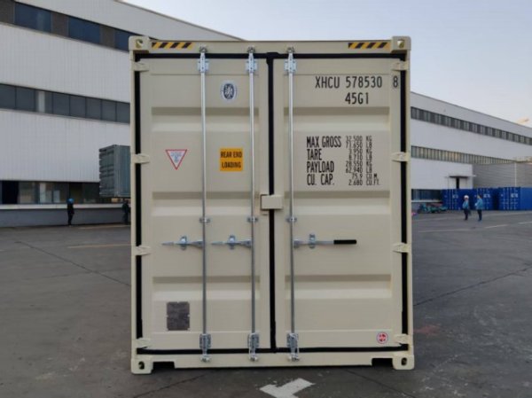 米色 新高雙開門 三鎖桿