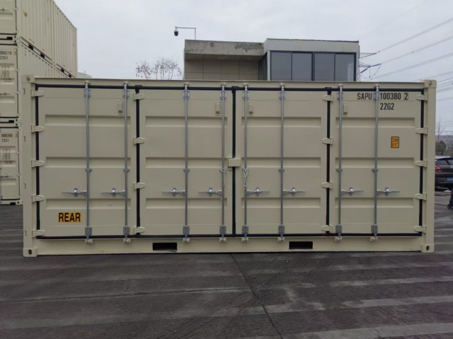 米色 新小全側(cè)開 四鎖桿