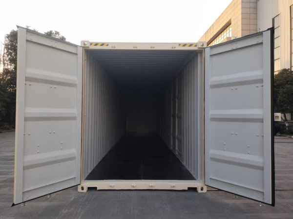 米色 新高兩門側開 四鎖桿