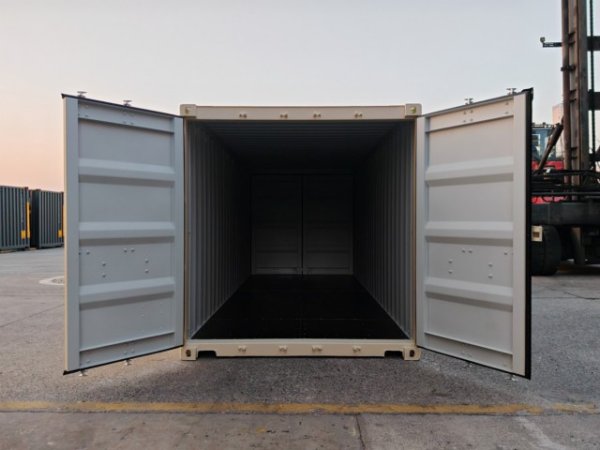 米色 新小雙開門 四鎖桿