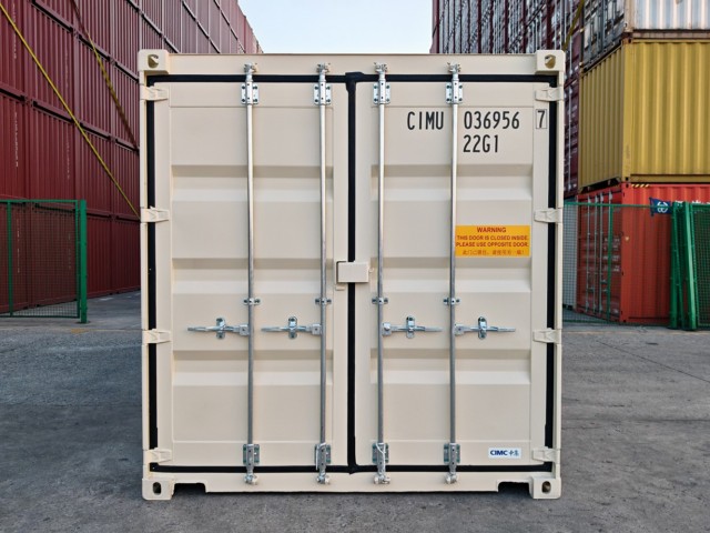 米色 新小雙開門 四鎖桿