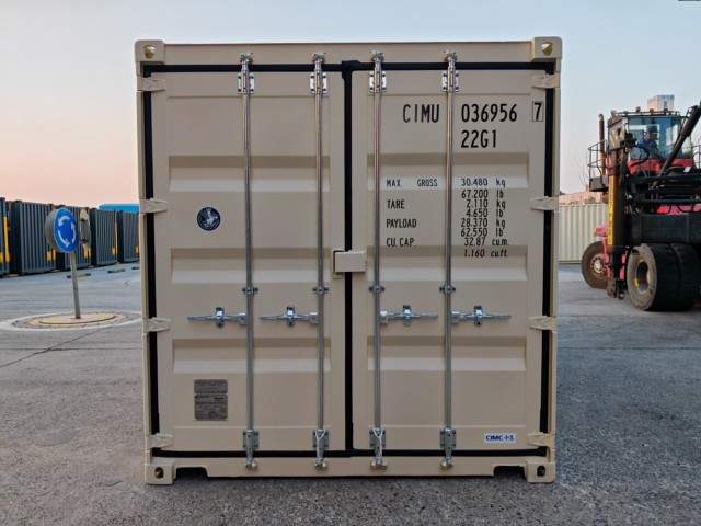 米色 新小雙開門 四鎖桿