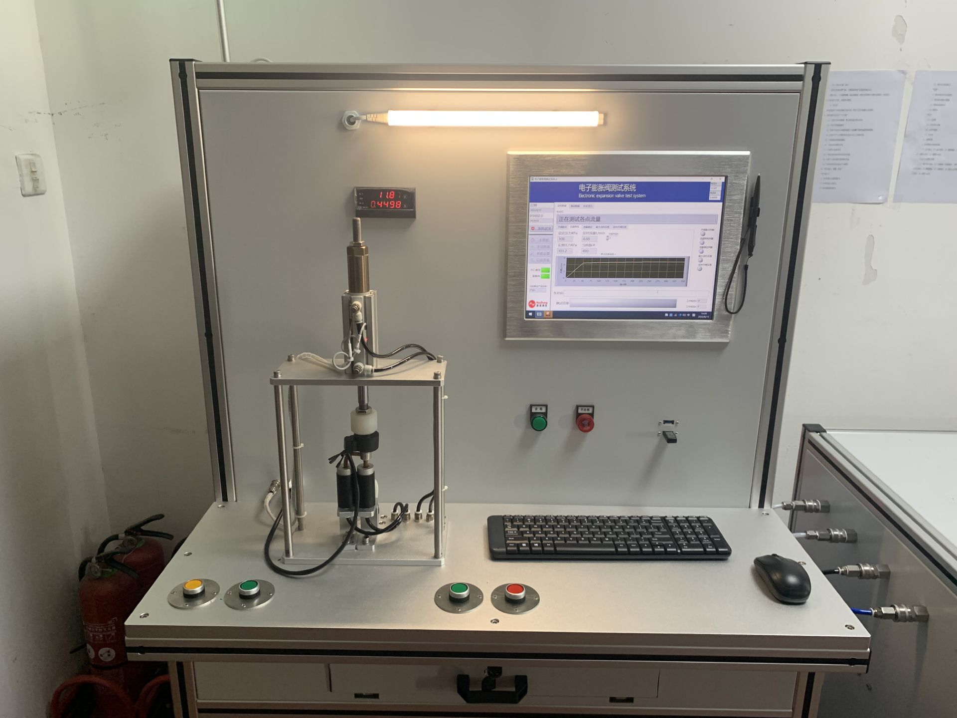 076 家用空調(diào)電子膨脹閥性能測試臺