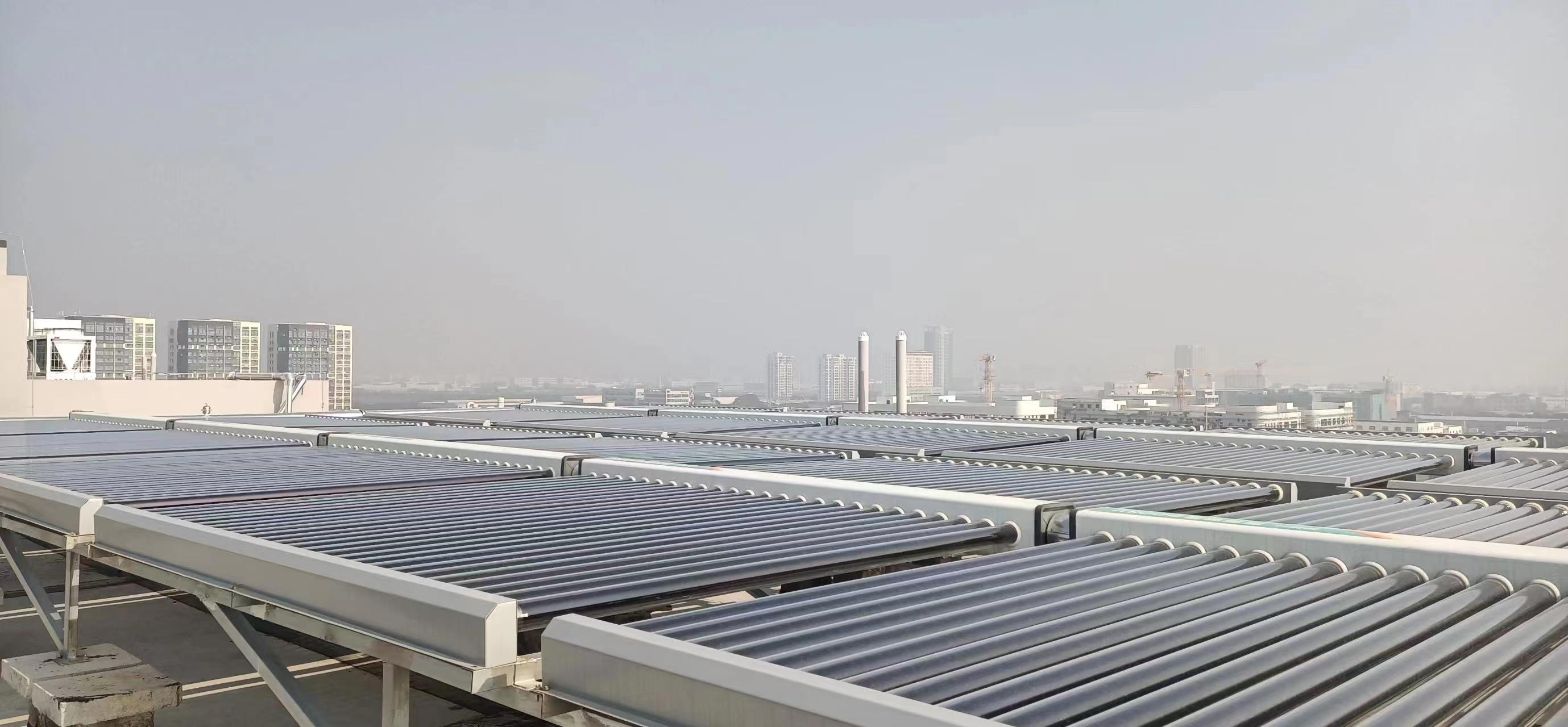 熱烈祝賀昆山**科技有限公司太陽能熱水工程完美竣工