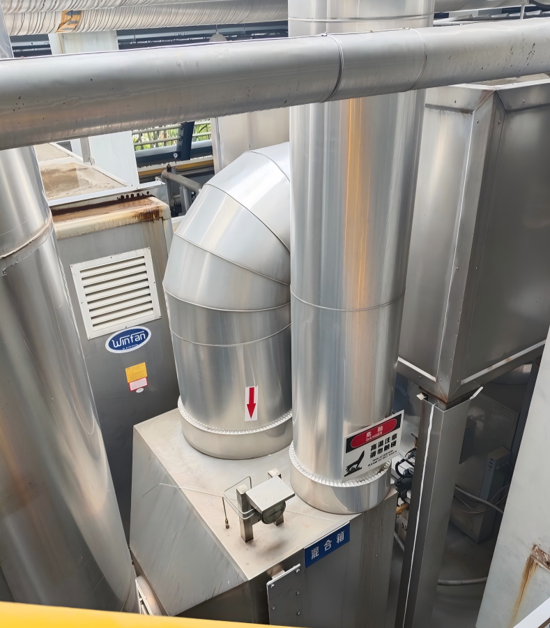 中鈔油墨VOC煙氣余熱回收系統工程