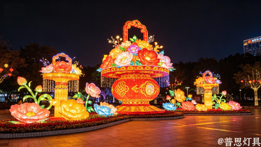 沈阳大型花灯厂家直销 欢迎来电 沈阳市普思灯具制造供应