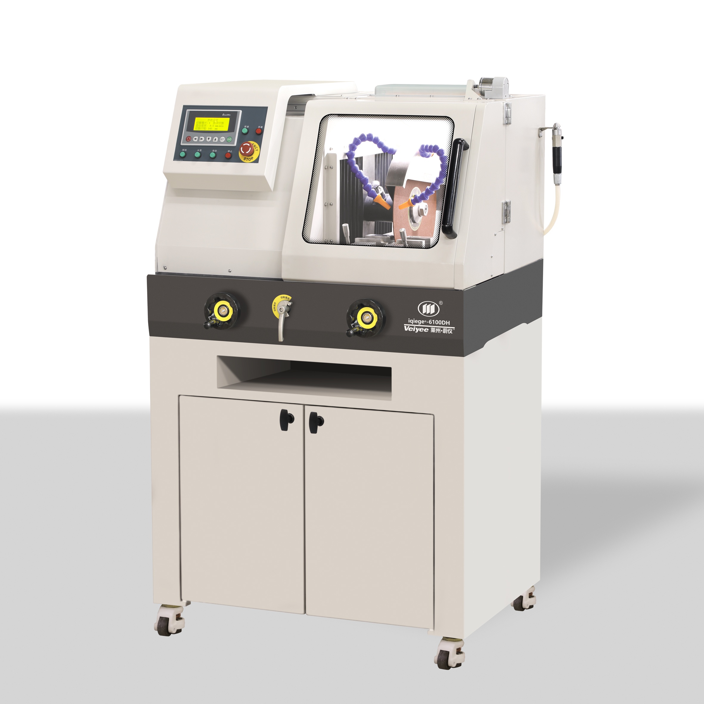 Iqiege 6100DH 立式手自動一體金相切割機