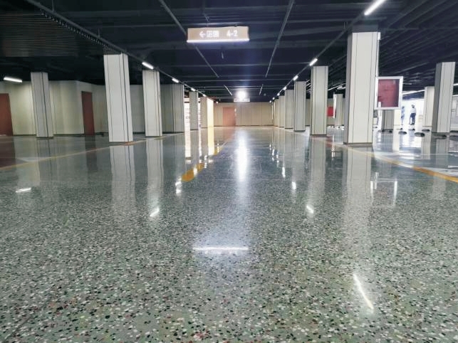 納米硅彩色磨石硬化地坪