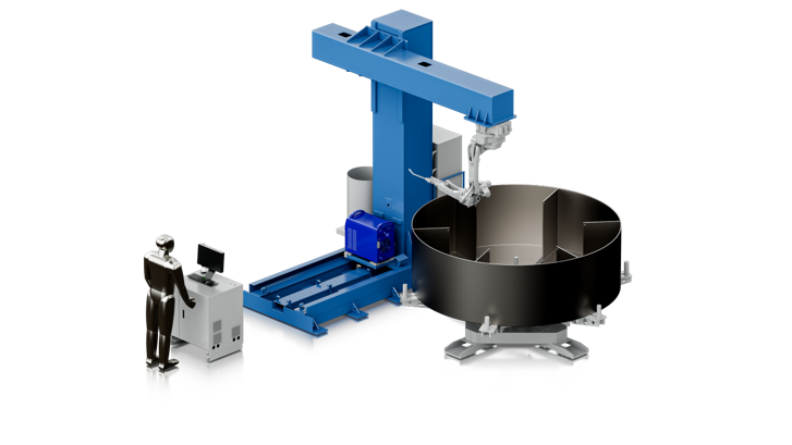 無錫龍門吊裝機器智能焊接價格 無錫礪成智能科技供應;