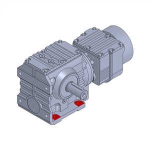S系列斜齒蝸輪減速機(jī)/變速箱/齒輪減速機(jī)/齒輪電機(jī)
