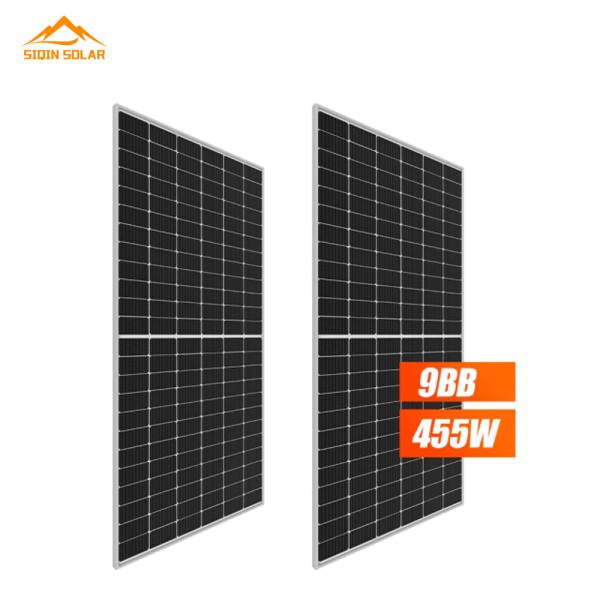 SIQIN OEM Double Glass Bifacial 166mm M6 Solar Panels 440W 445W 450W Safe And Reliable PV Modules