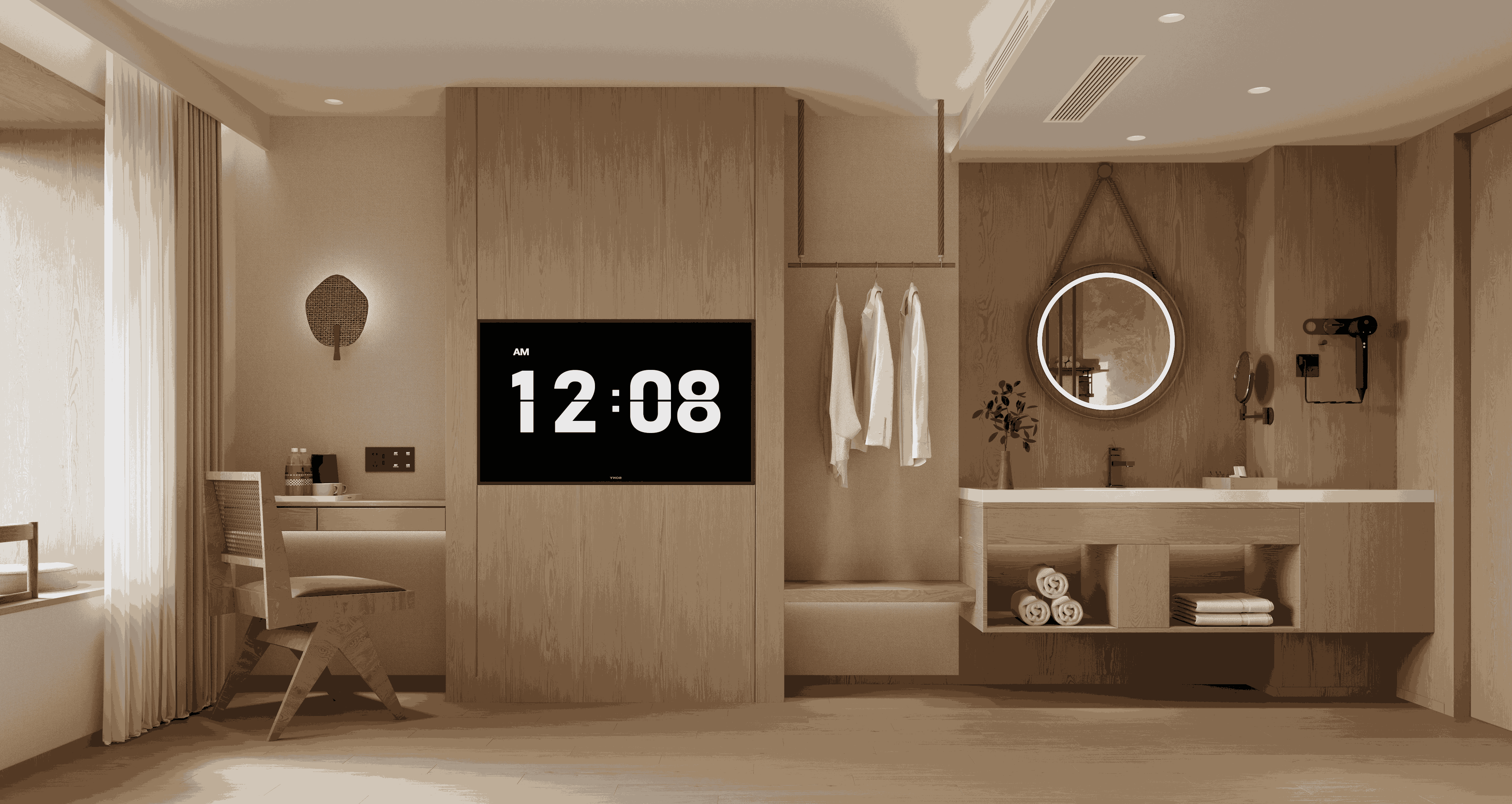 廣州金思維酒店裝修設計簽約東莞朗尼斯酒店樣板房翻新設計