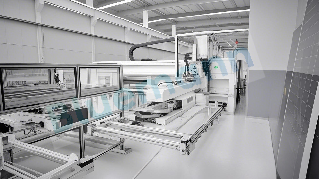 Double glass laminating machine