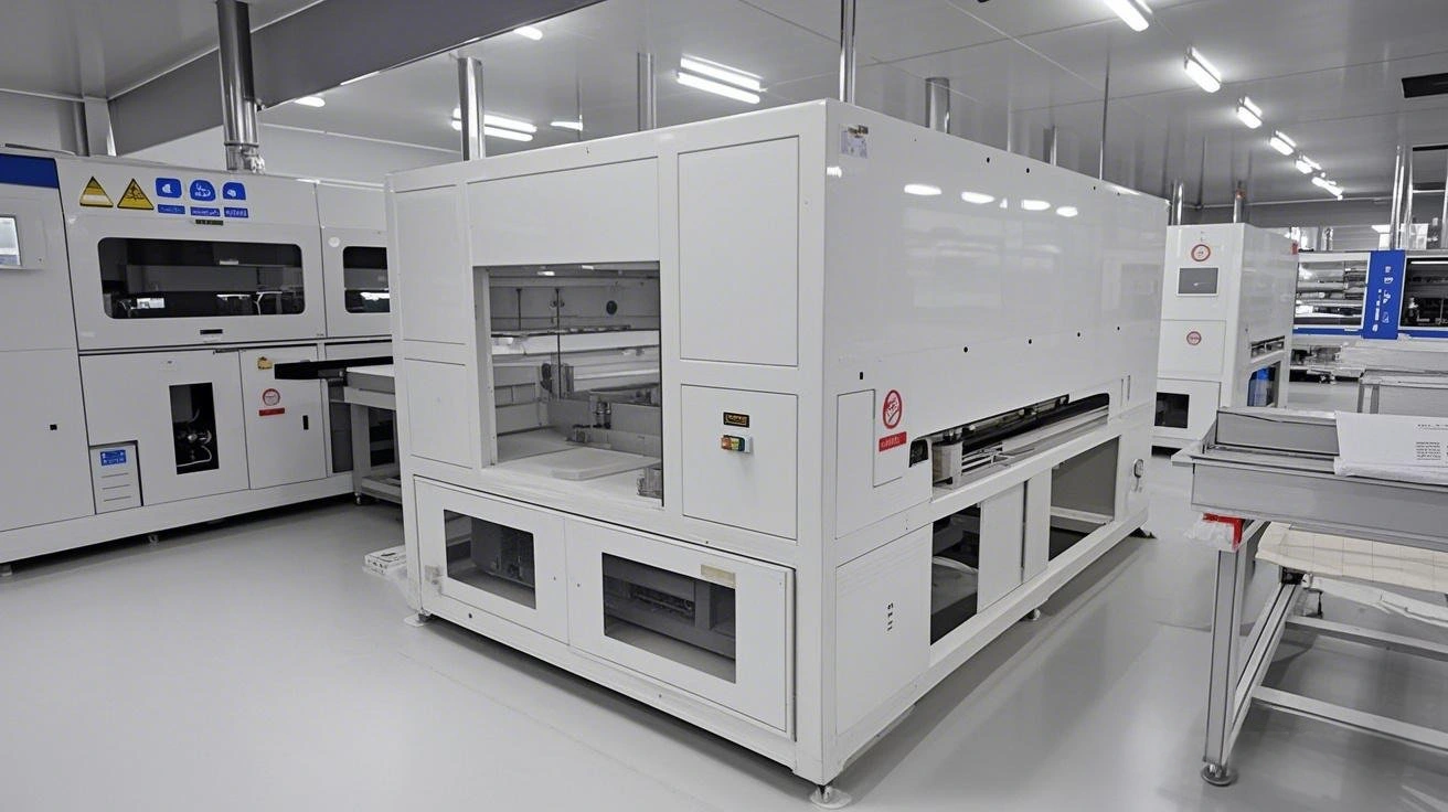 Automatic tape sticking machine