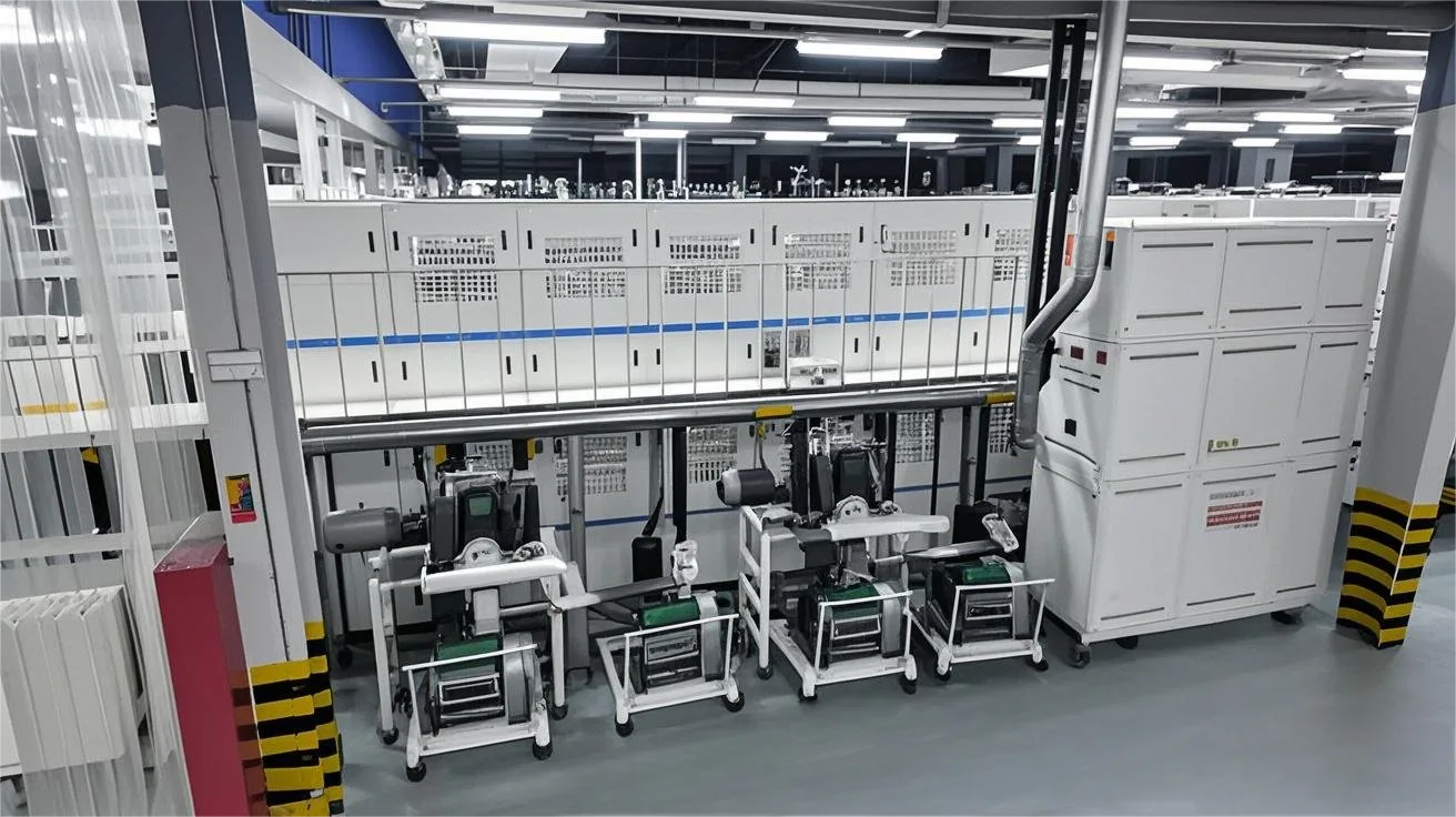 Double chamber laminating machine