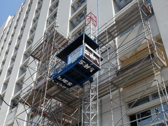 建筑施工盤扣式腳手架搭設,腳手架