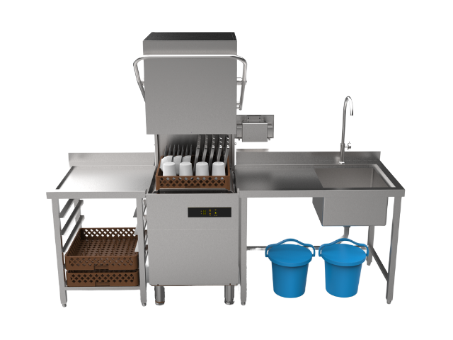 浙江食堂用揭蓋式洗碗機價格 廣州圣尚智能裝備供應(yīng)