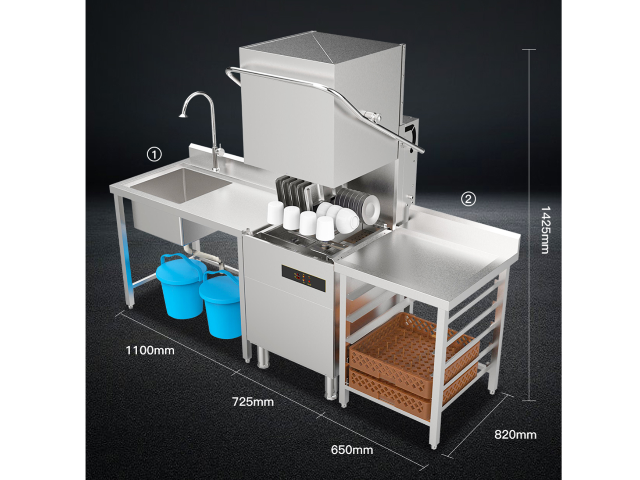 陜西智能揭蓋式洗碗機廠家 廣州圣尚智能裝備供應