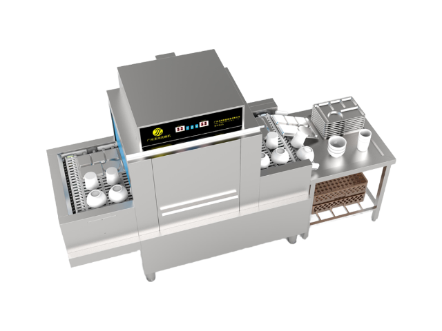 寧夏小型餐飲平放式洗碗機廠家推薦 廣州圣尚智能裝備供應