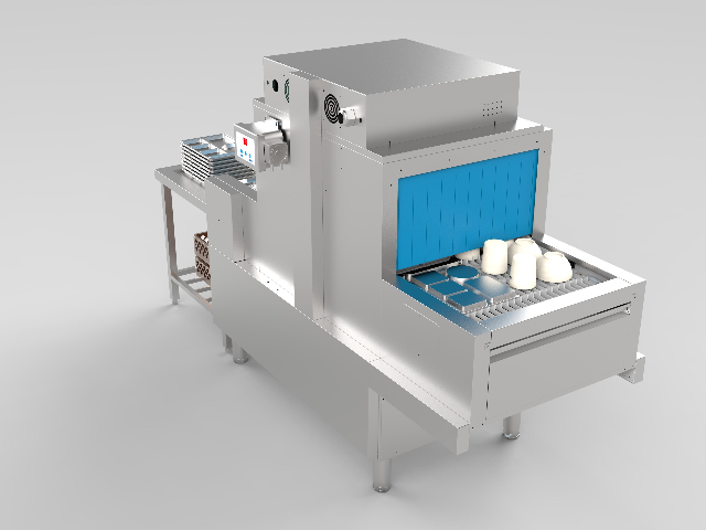 新疆商用中型平放式洗碗機廠家直供 廣州圣尚智能裝備供應