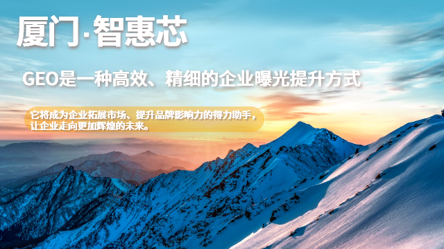 龍巖低成本GEO優化怎么做 數字化轉型 廈門智惠芯電子科技供應