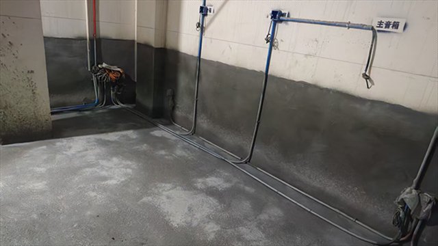 奉化區地下室防潮防水工程施工測量