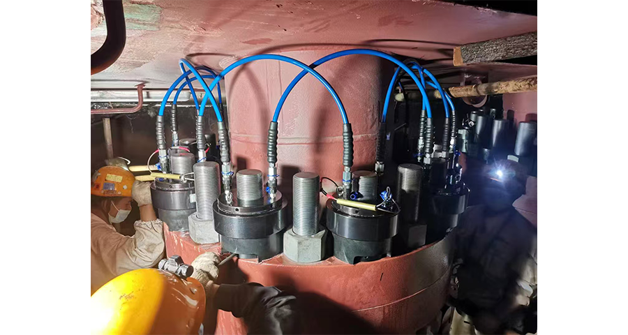 山西石化液壓拉伸器解決方案