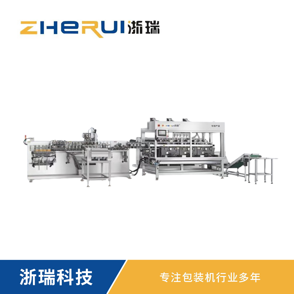 ZRD480-4四出智能給袋式咸鴨蛋全自動真空包裝機