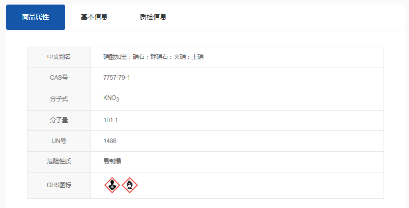 廣州化學純硝酸鉀商家