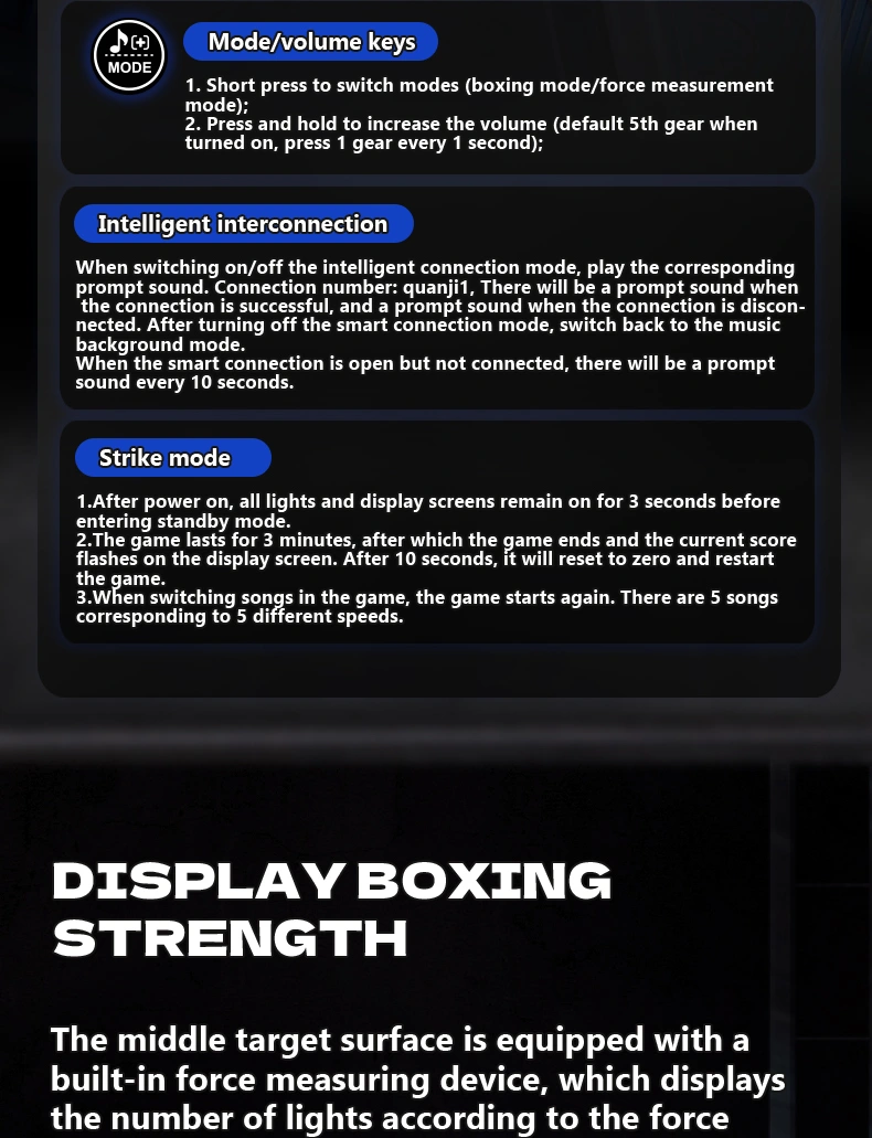 Intelligent Music Boxingtarget