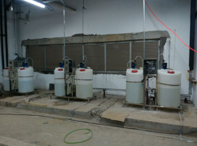 江西全自動加藥裝置現(xiàn)場案例照片 上海萬森低碳科技供應(yīng)