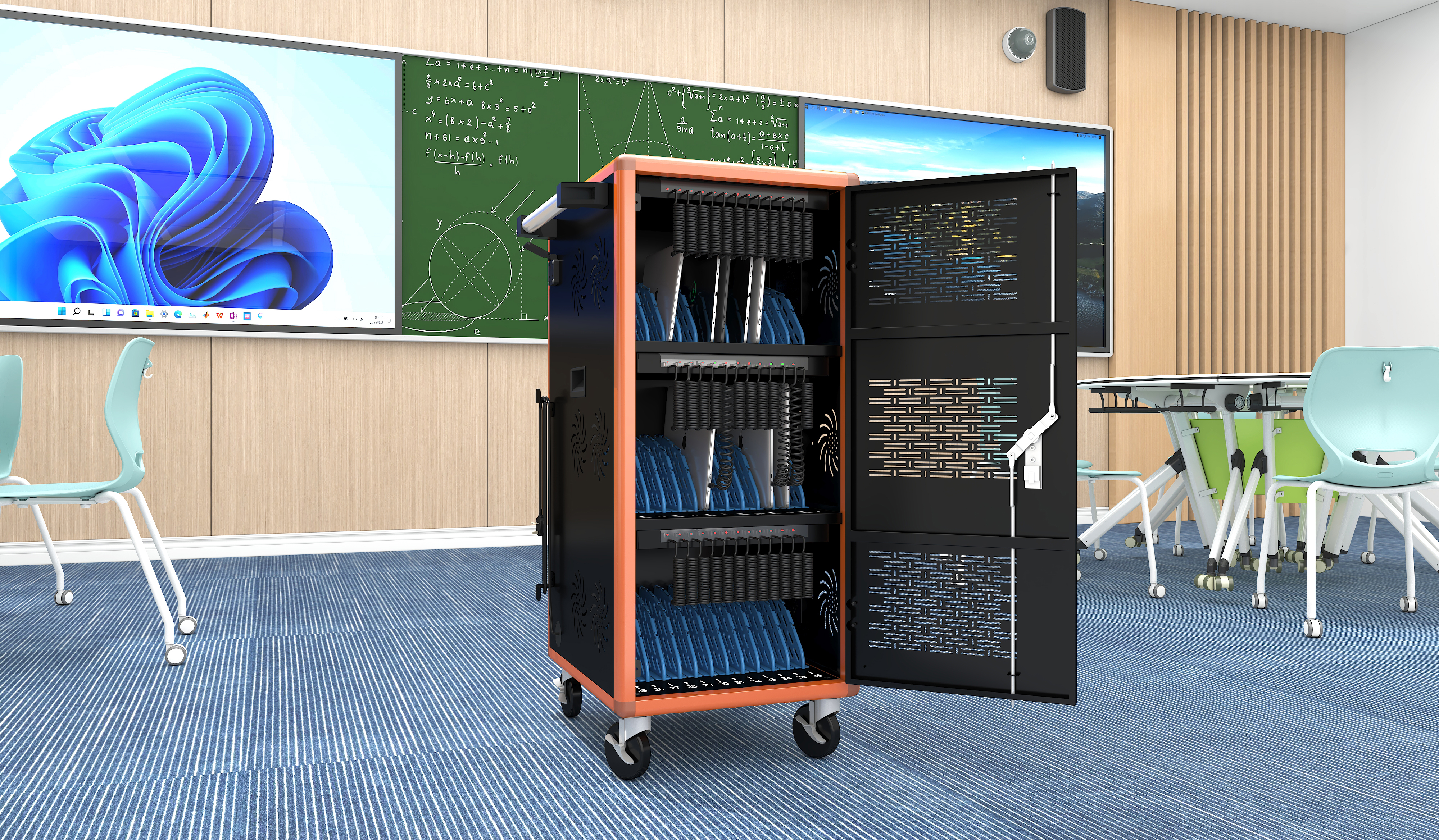 移動(dòng)充電柜