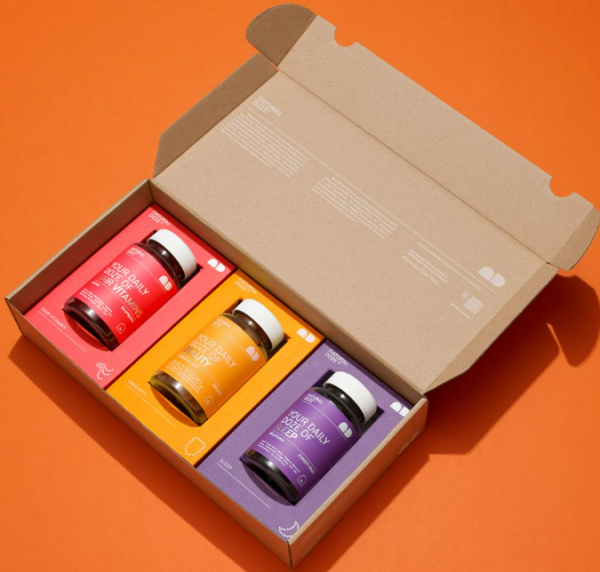 定制維他命保健品包裝盒