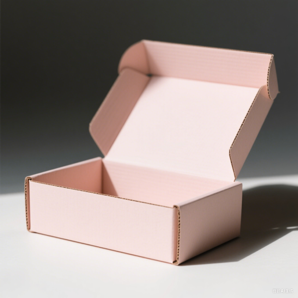粉色瓦楞飛機(jī)盒｜美妝包裝盒適用｜可定制尺寸與印刷｜耐壓抗摔