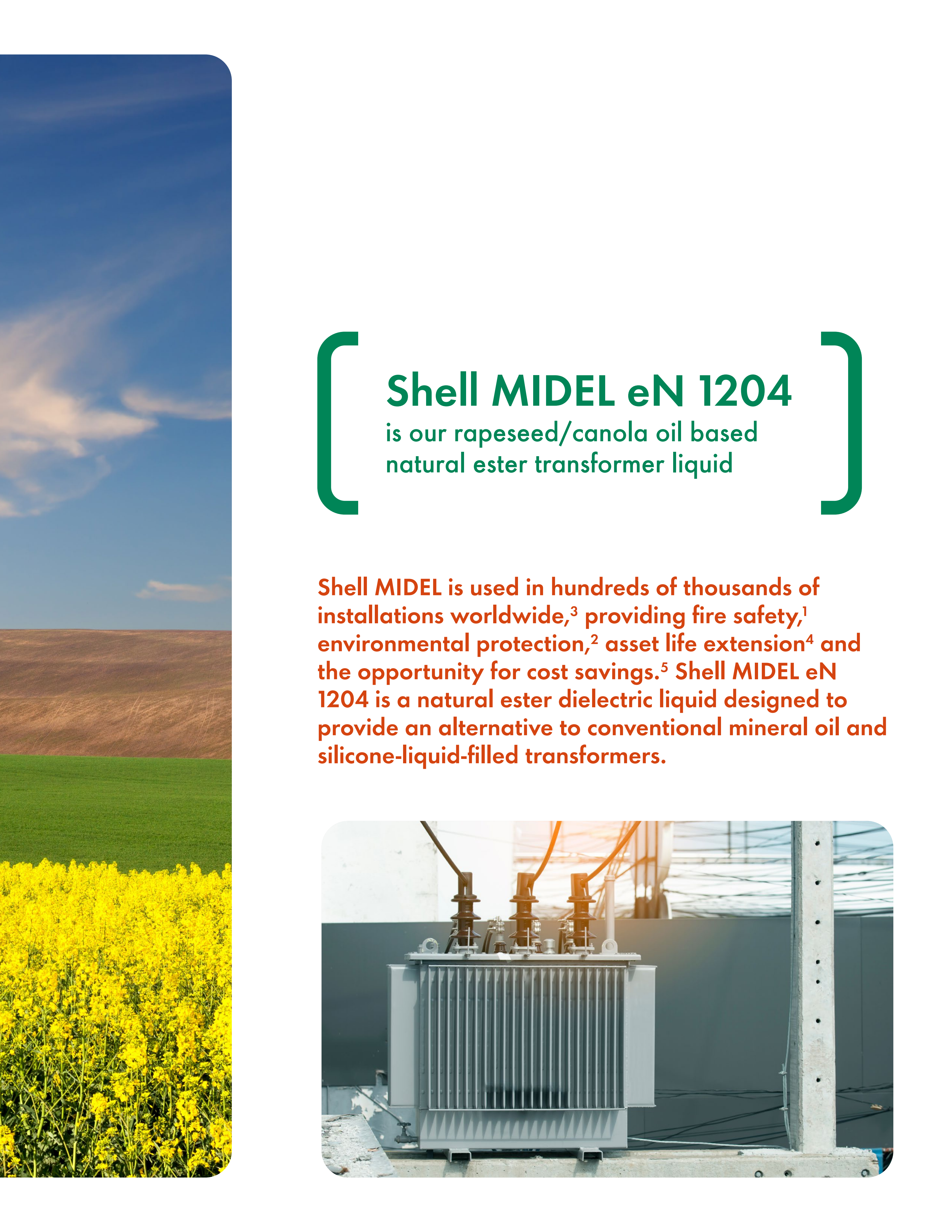 Shell MIDEL eN 1204 菜籽油基天然酯变压器绝缘油