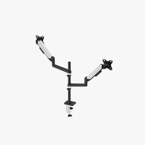 Dual Commercial Monitor Arm with Pole