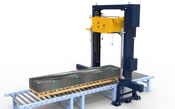固定式雙穿劍打包機