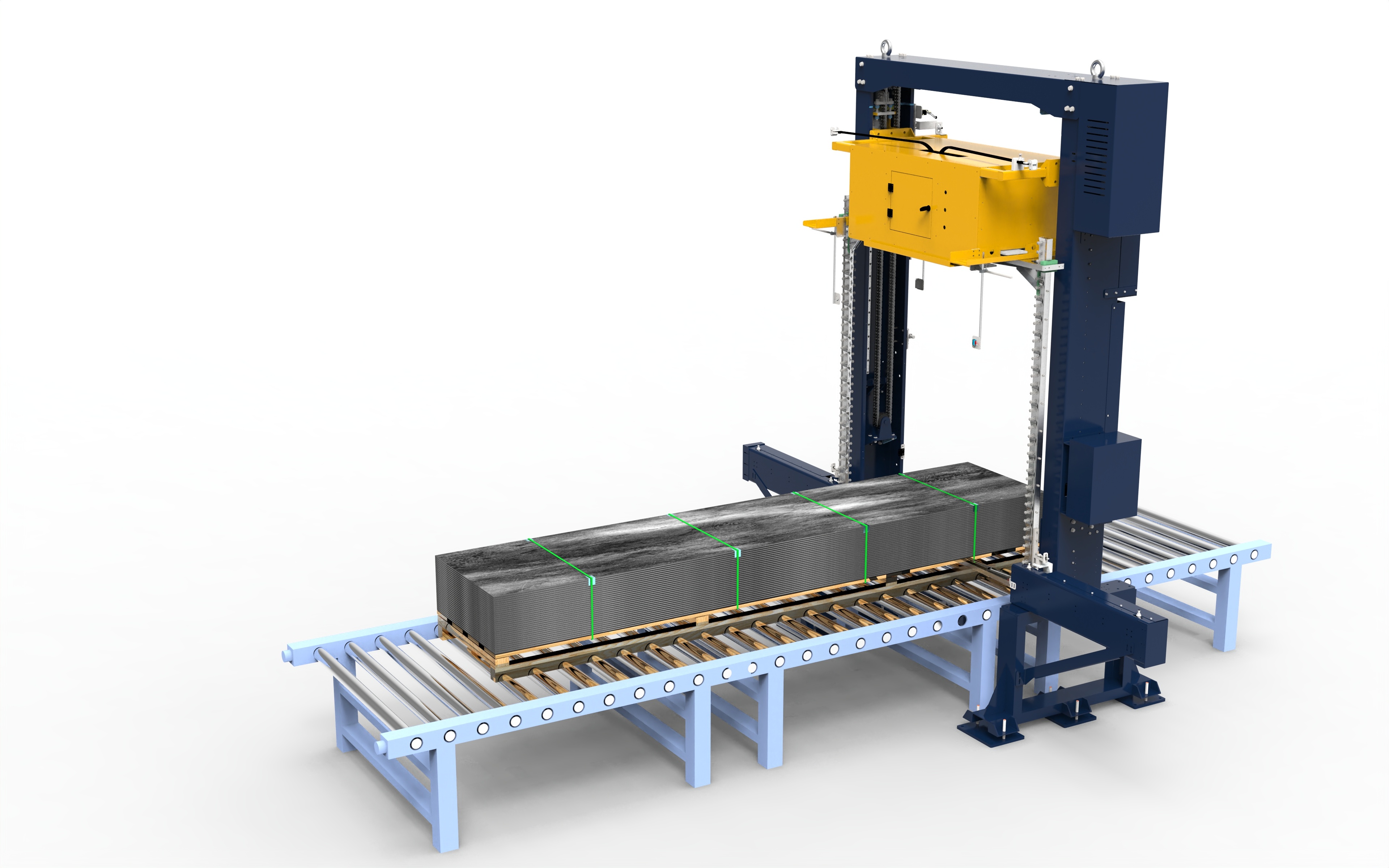 固定式雙穿劍打包機