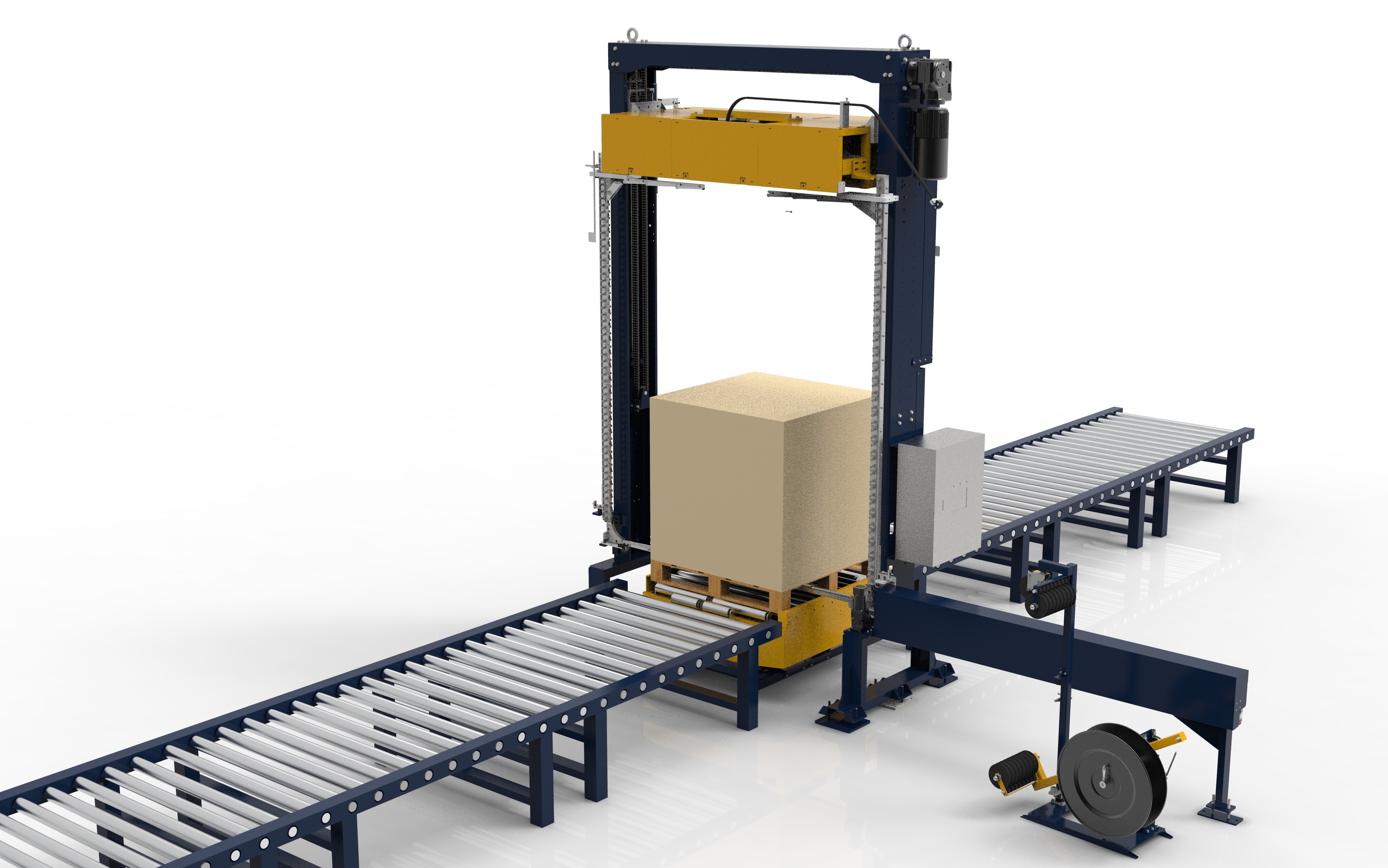 固定側向穿劍打包機