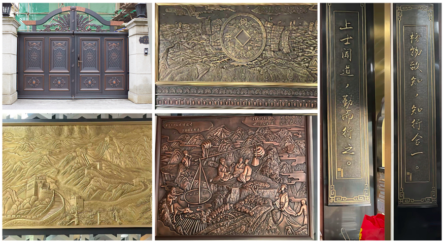 重慶展會(huì)裝飾銅門(mén)工廠直銷(xiāo)