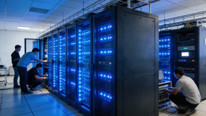 藍(lán)銳AI服務(wù)器落地影視基地，渲染速度提升400%